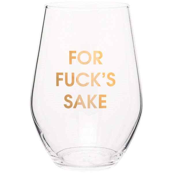 Chez Gagné - For Fuck's Sake - Wine Glass-Chez Gagné-treehaus