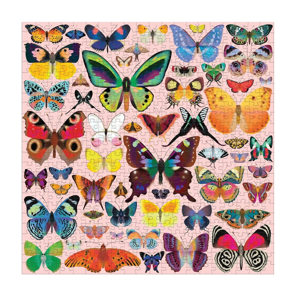Chronicle - Brilliant Butterflies - 500 Piece Puzzle (Mudpuppy)-Chronicle-treehaus