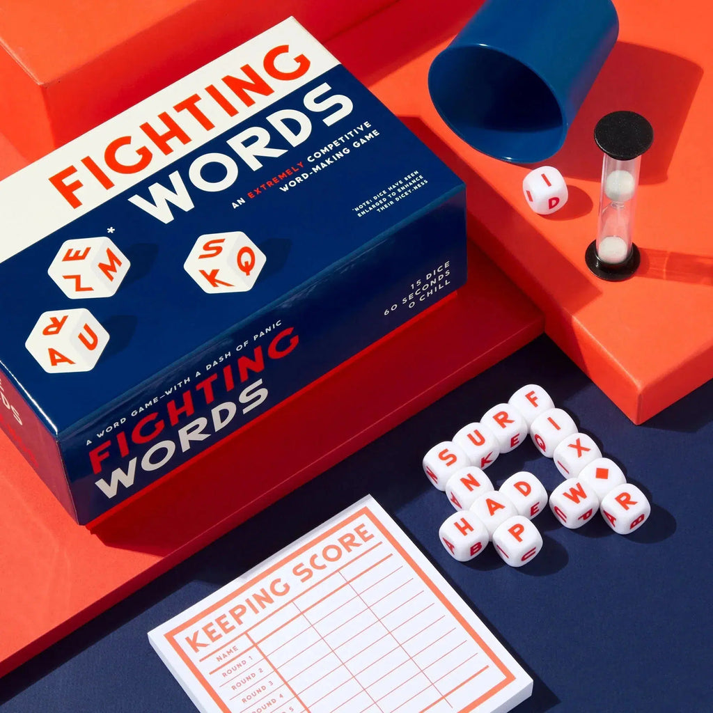 Chronicle - Fighting Words Dice Game - (Brass Monkey)-Chronicle-treehaus