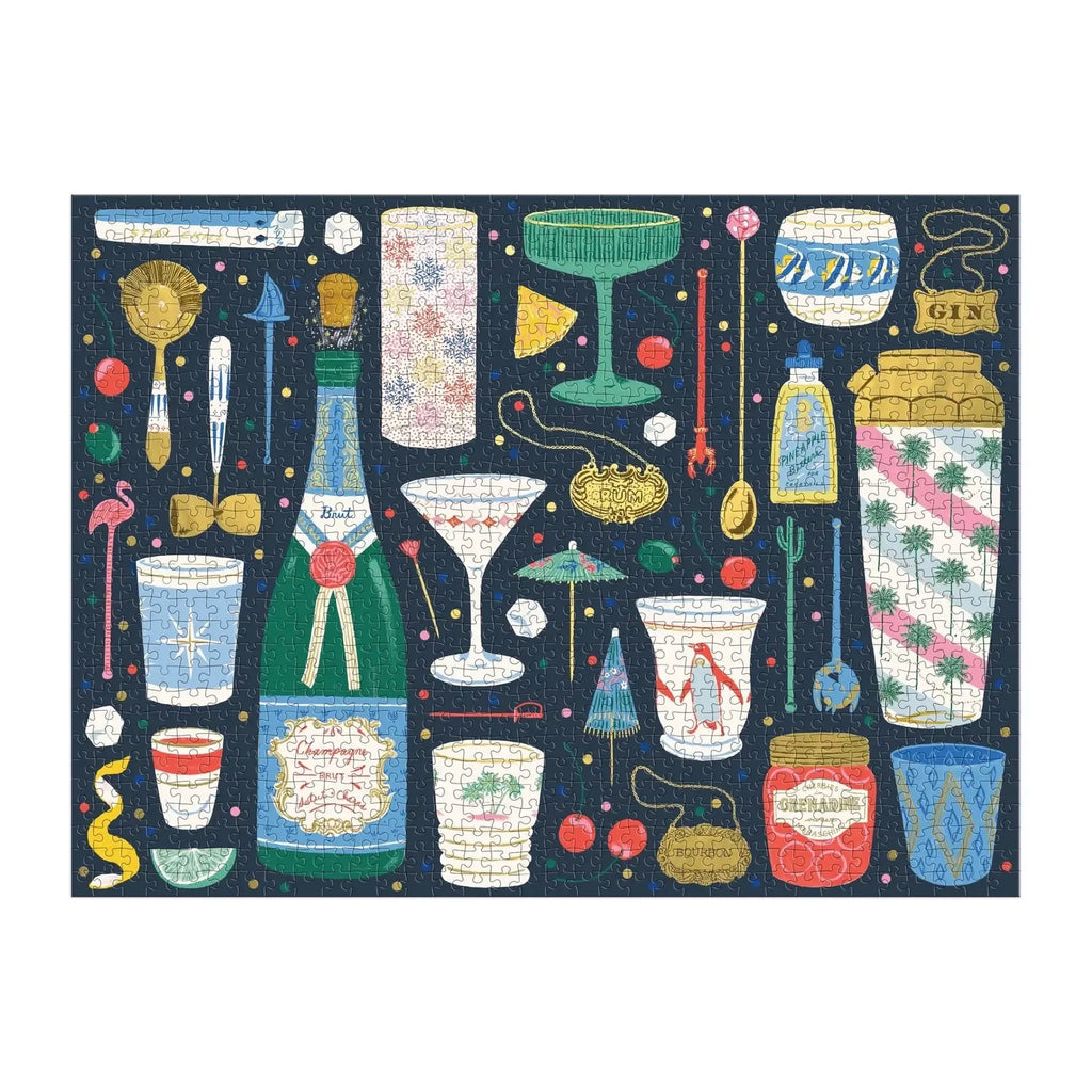 Chronicle - Foil Merry Mixer - 1000 Piece Puzzle (Galison)-Chronicle-treehaus