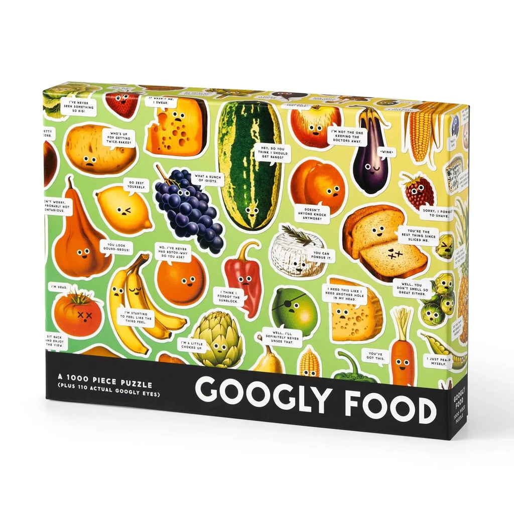 Chronicle - Googly Food 1000 Piece Puzzle (Brass Monkey)-Chronicle-treehaus