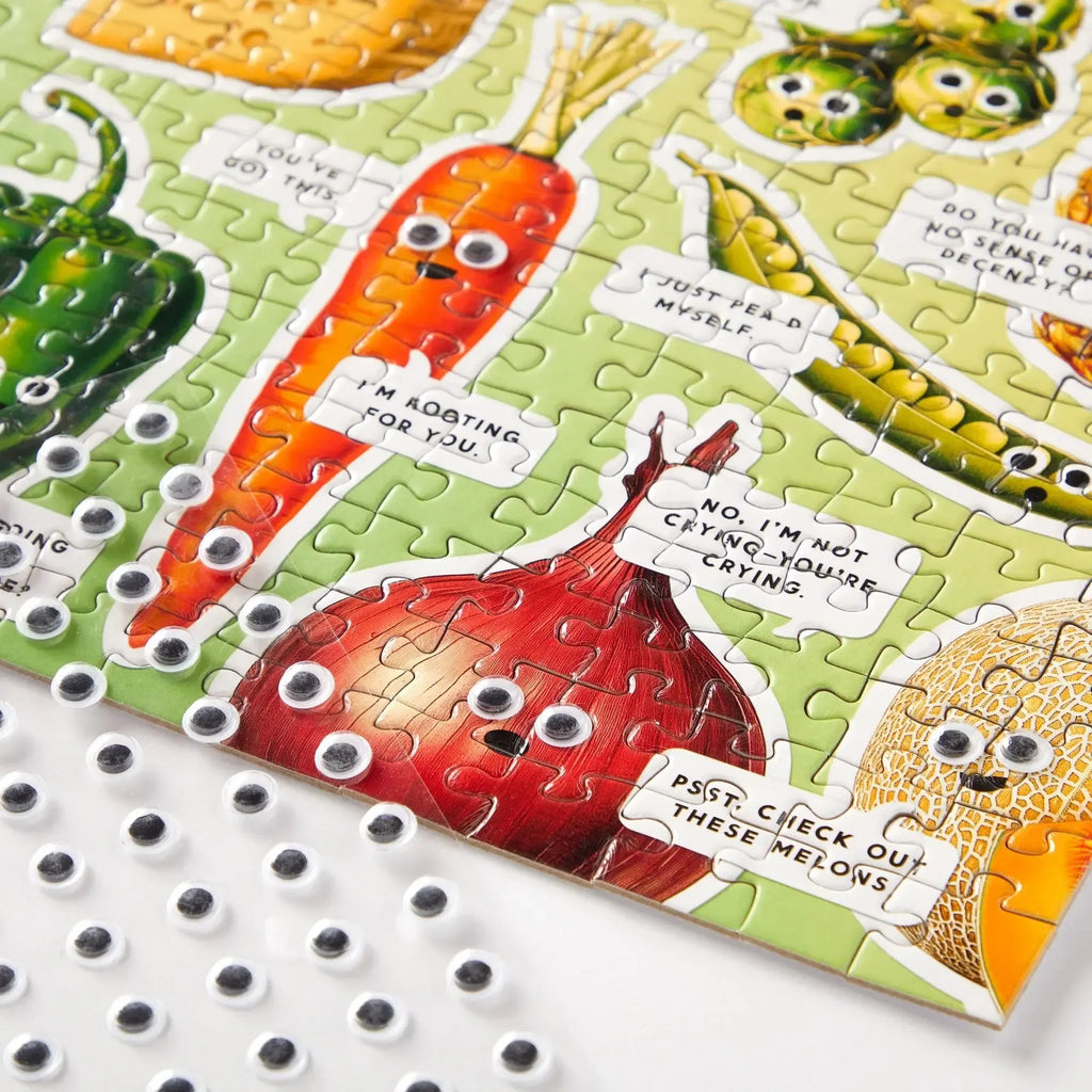 Chronicle - Googly Food 1000 Piece Puzzle (Brass Monkey)-Chronicle-treehaus