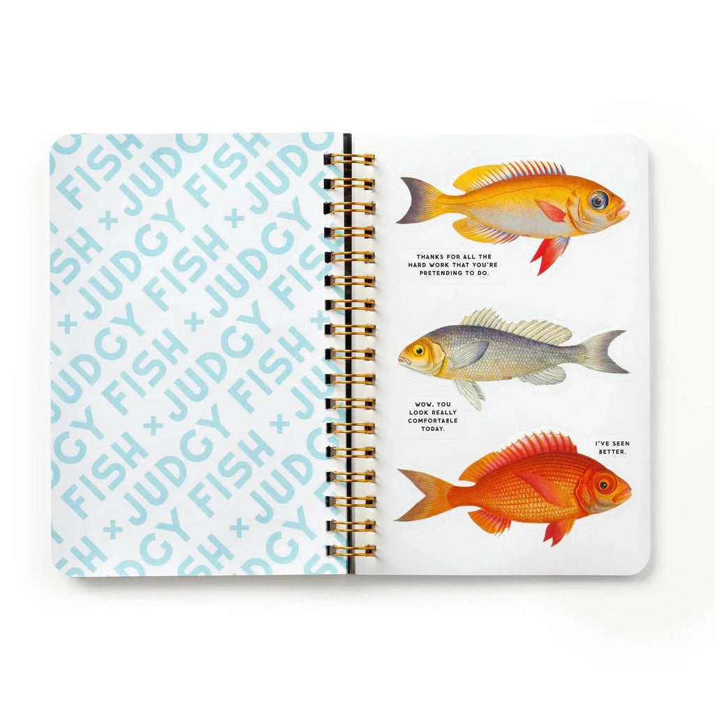 Chronicle - Judgy Fish Sticker Book (Brass Monkey)-Chronicle-treehaus