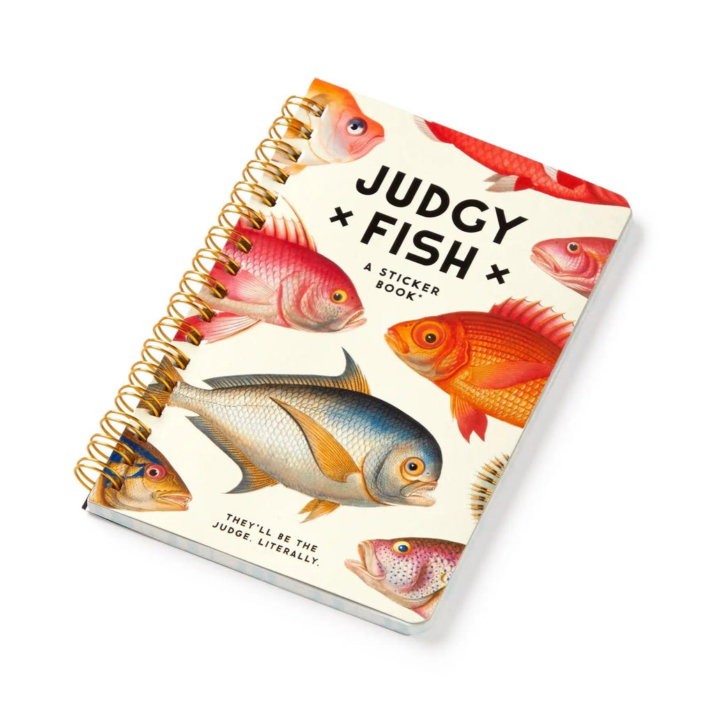 Chronicle - Judgy Fish Sticker Book (Brass Monkey)-Chronicle-treehaus