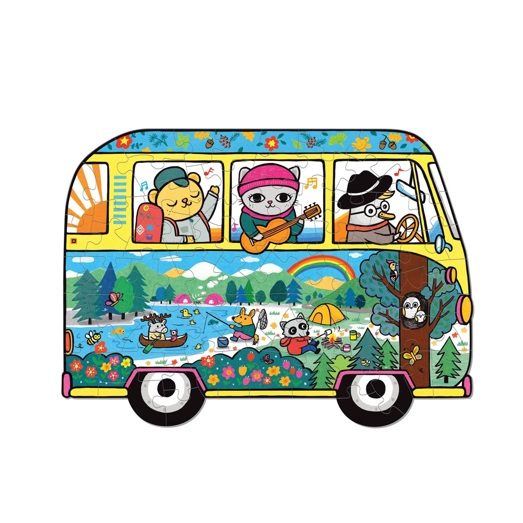 Chronicle - Shaped Scene Adventure Van 75 Pc Puzzle (Mudpuppy)-Chronicle-treehaus