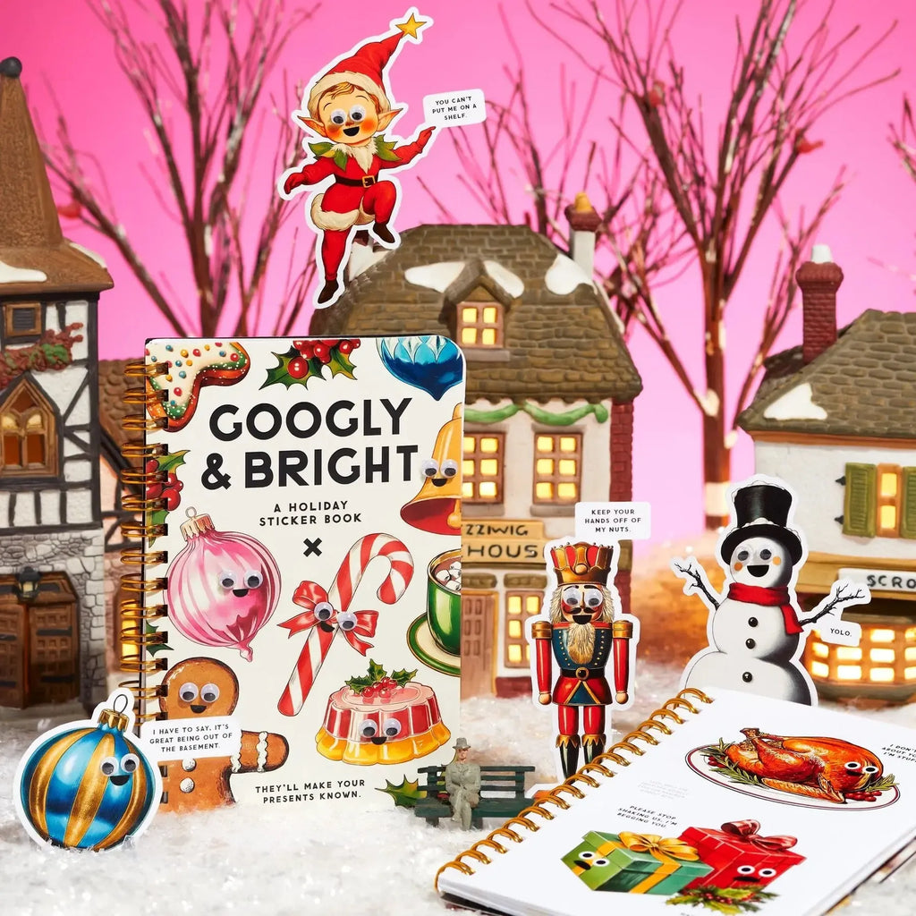 Chronicle - Sticker Book Googly & Bright (Brass Monkey)-Chronicle-treehaus