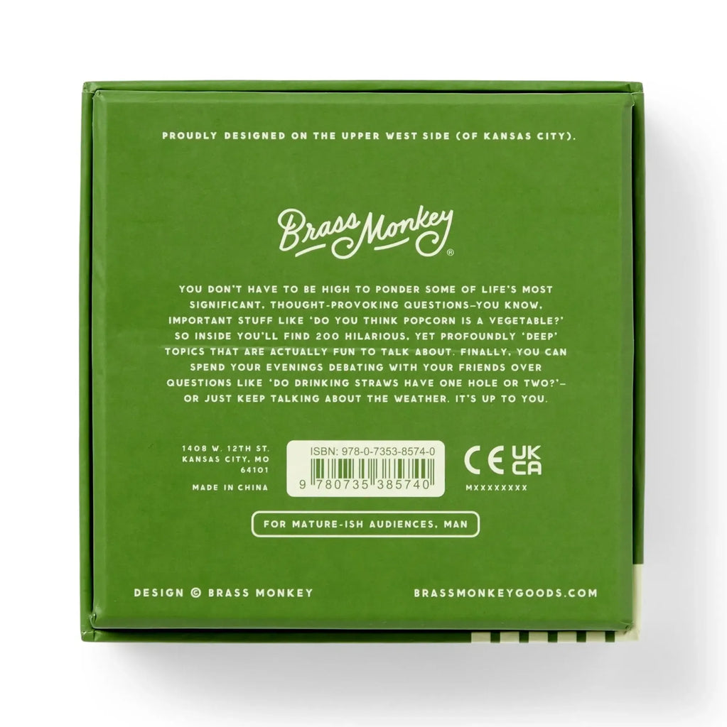 Chronicle - Stoner Thoughts Card Set - Brass Monkey-Chronicle-treehaus