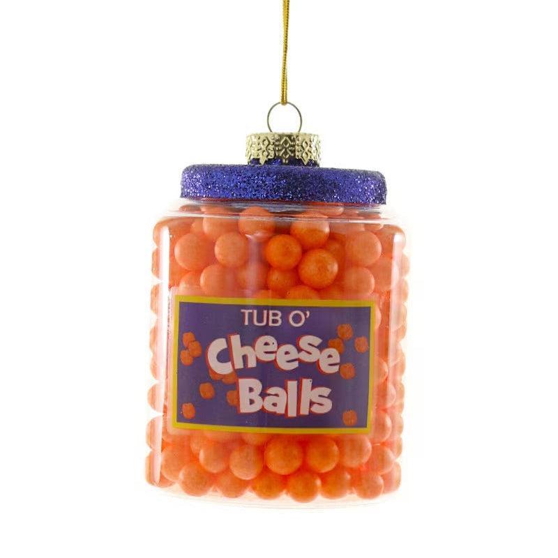 Cody Foster - Cheese Balls Ornament-Cody Foster-treehaus