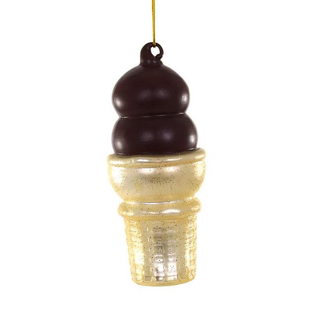 Cody Foster - Chocolate Dipped Cone Ornament-Cody Foster-treehaus