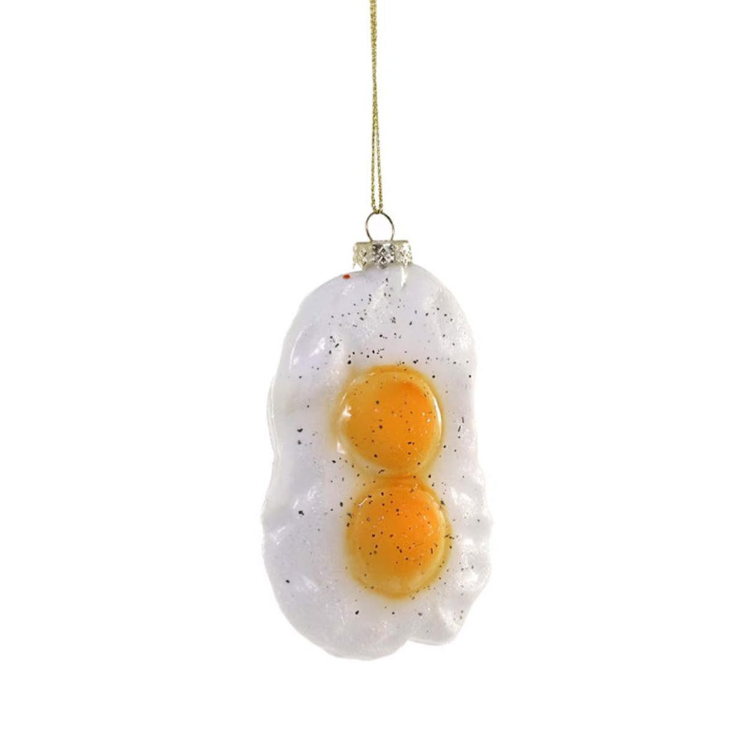 Cody Foster - Fried Eggs Ornament-Cody Foster-treehaus