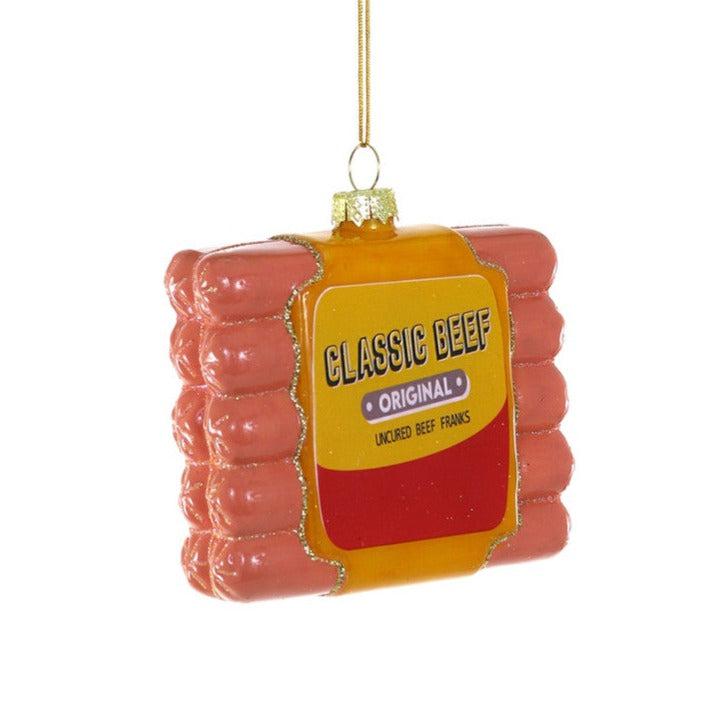 Cody Foster - Packaged Hot Dogs Ornament-Cody Foster-treehaus