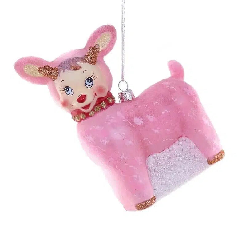 Cody Foster - Pink Reindeer Ornament-Cody Foster-treehaus