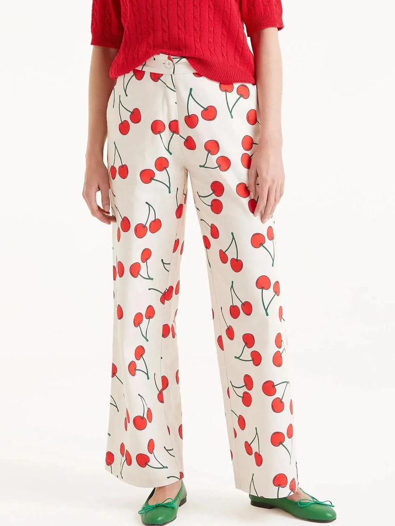 Compañia Fantasica - Cherry Print Trousers-Compañia Fantasica-treehaus