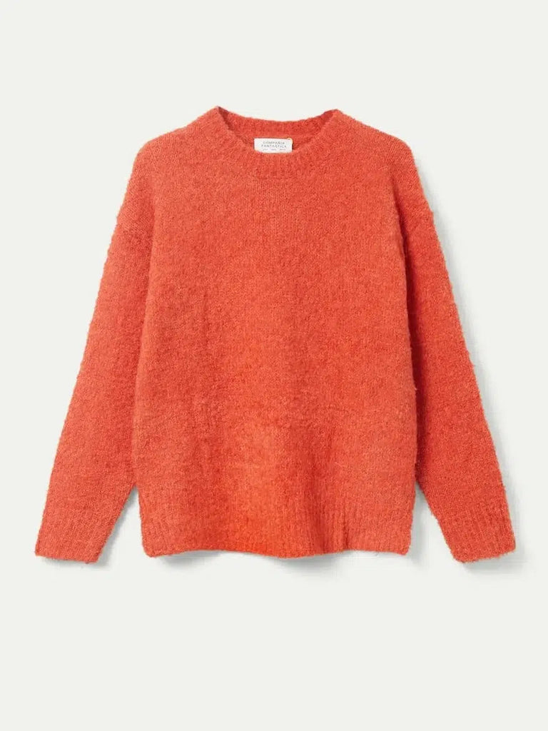 Compañia Fantastica - Fluffy Orange Sweater-Compañia Fantasica-treehaus