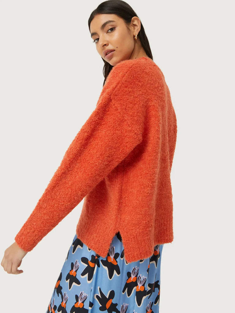 Compañia Fantastica - Textured Sweater - Orange-Compañia Fantasica-treehaus