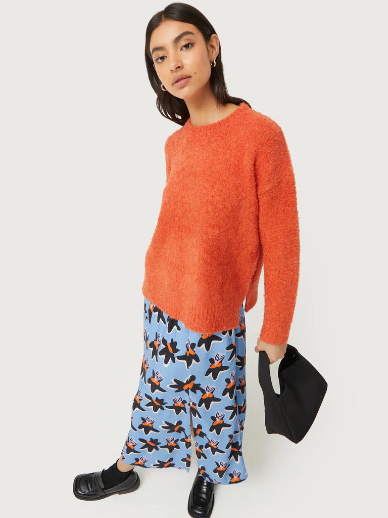 Compañia Fantastica - Textured Sweater - Orange-Compañia Fantasica-treehaus