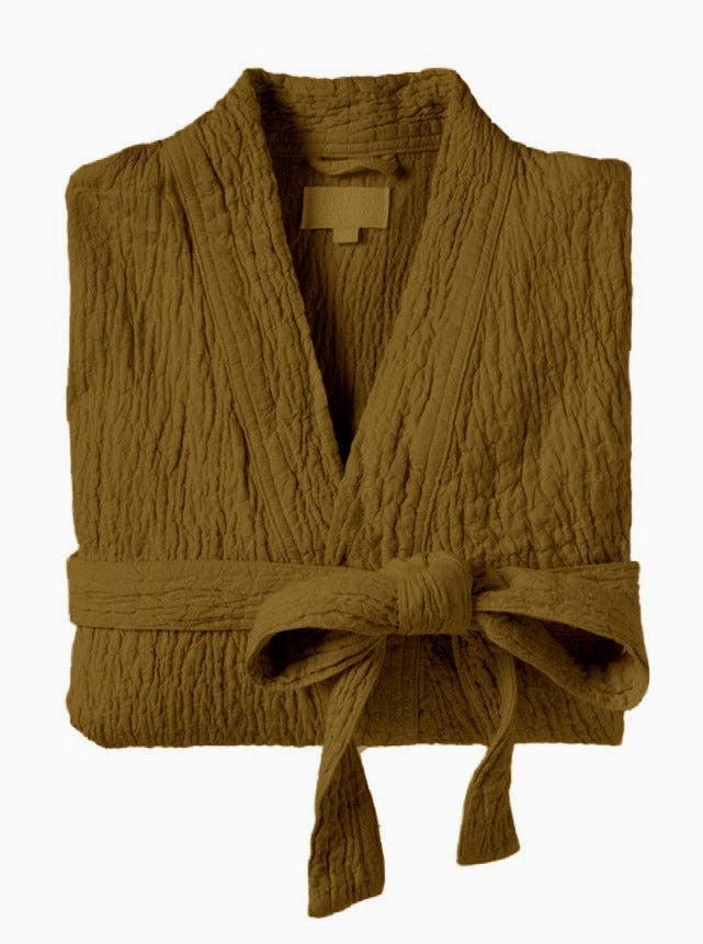 Cotton Robe - Olive-Honest Cotton-treehaus
