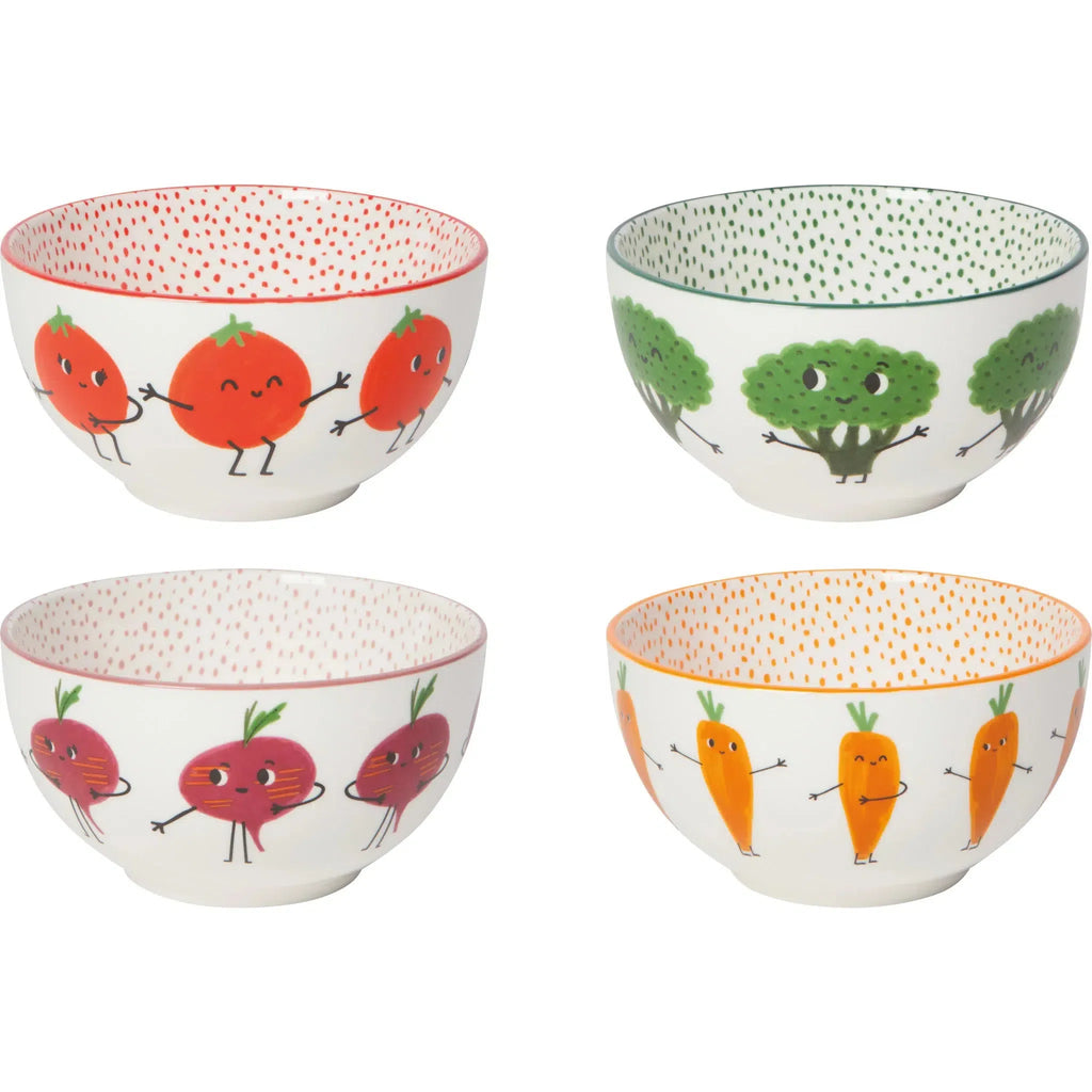 Danica - Bowls - Funny Food - Set of 4-Danica-treehaus