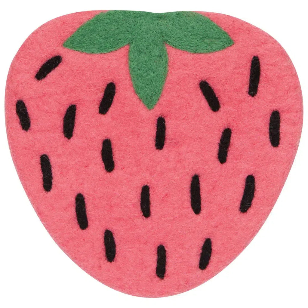 Danica - Felt Trivet - Strawberry-Danica-treehaus