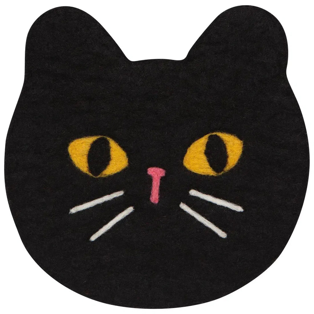 Danica Jubilee - Felt Trivet - Black Cat-Danica-treehaus