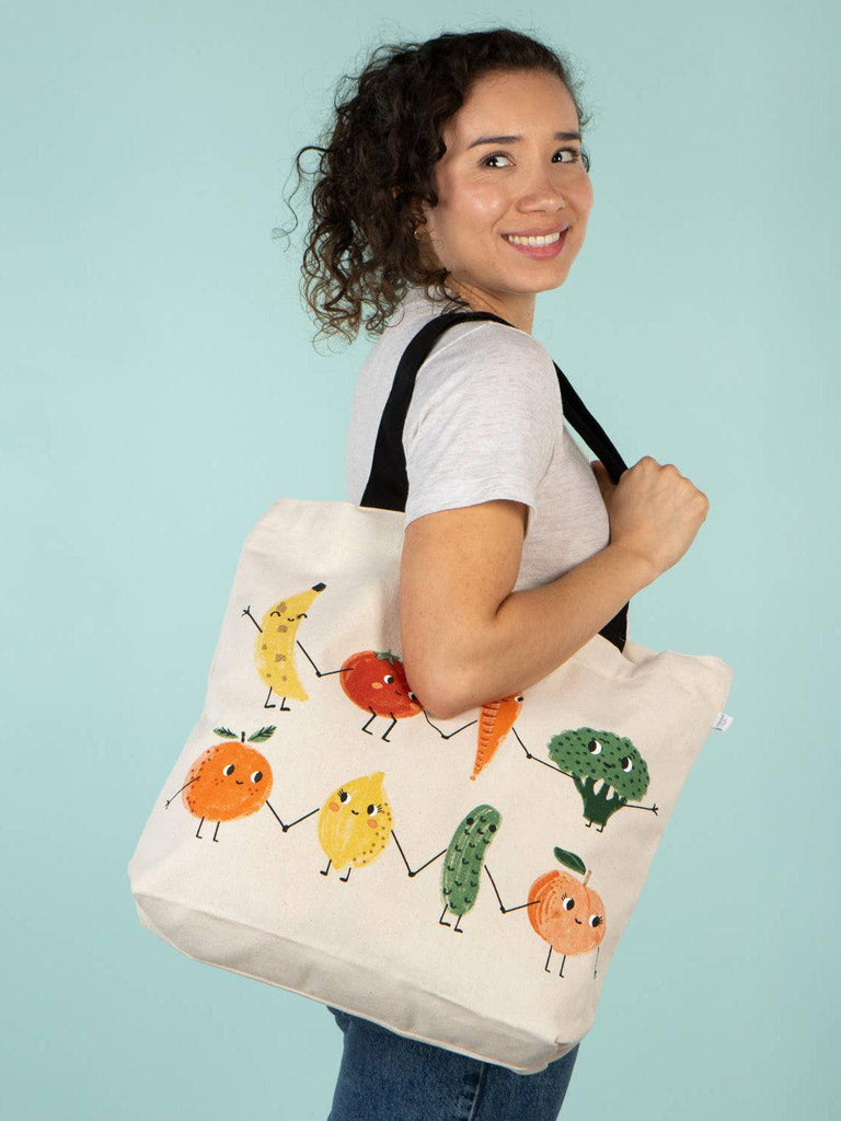 Danica Jubilee - Funny Food Tote Bag-Danica Jubilee-treehaus