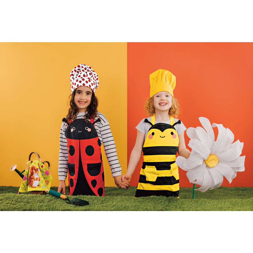 Danica Jubilee - Kid's Apron & Hat Set - Bumblebee-Danica Jubilee-treehaus