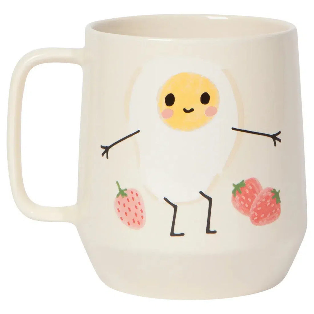 Danica Jubilee - Mega Mug - Funny Food - Egg & Toast-Danica-treehaus