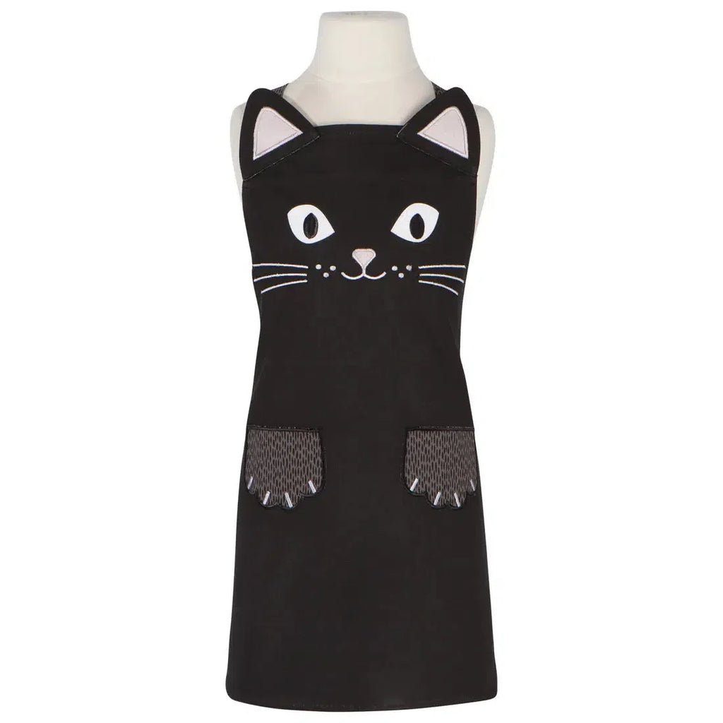 Danica - Kid's Apron and Hat Set - Black Cat-Danica-treehaus