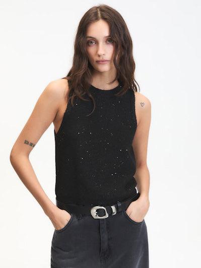 Deluc - Angel Knit Top - Black-Deluc-treehaus