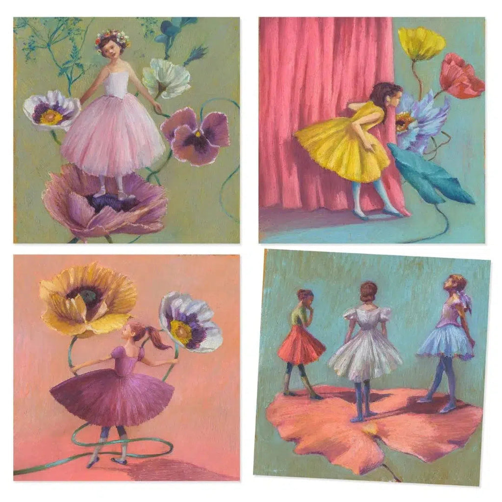 Djeco - Inspired by Degas - Ballerina Oil Pastel Kit-Djeco-treehaus