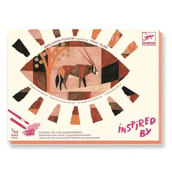 Djeco - Inspired by Klee - Desert Watercolor & Crayon Kit-Djeco-treehaus