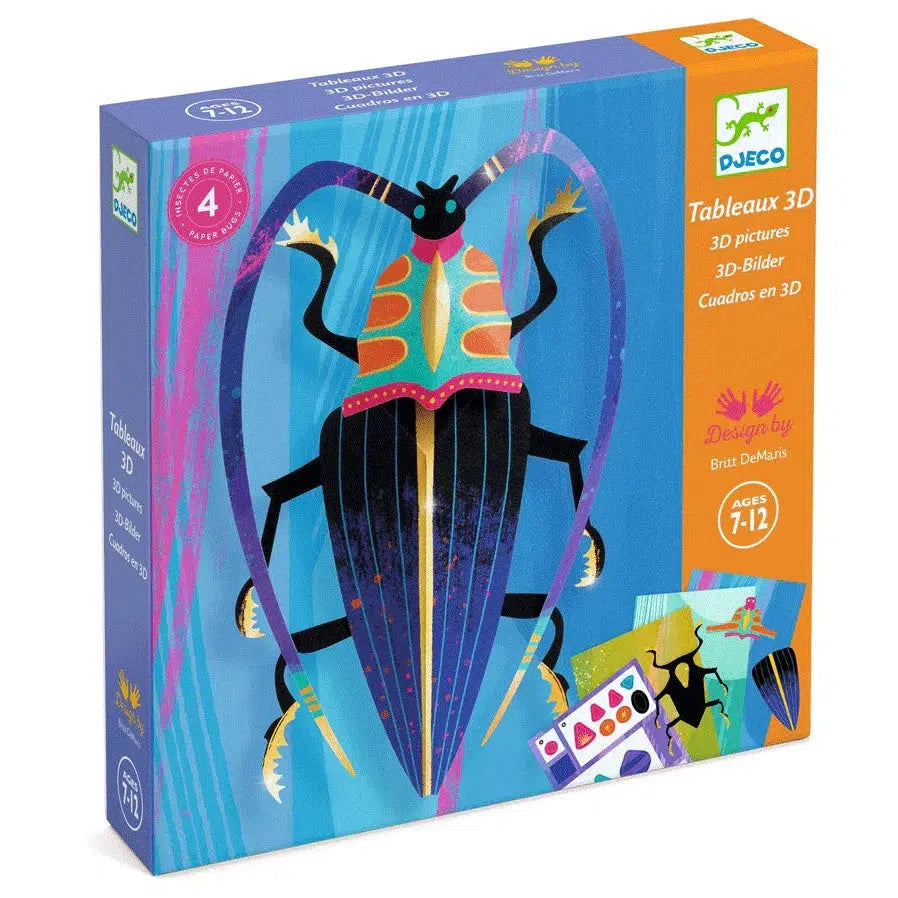 Djeco - Paper Bugs - 3D Cut Out Kit-Djeco-treehaus