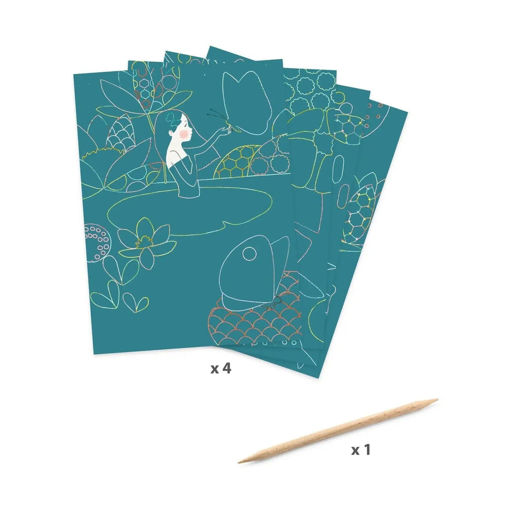 Djeco - Scratch Cards - The Pond-Djeco-treehaus