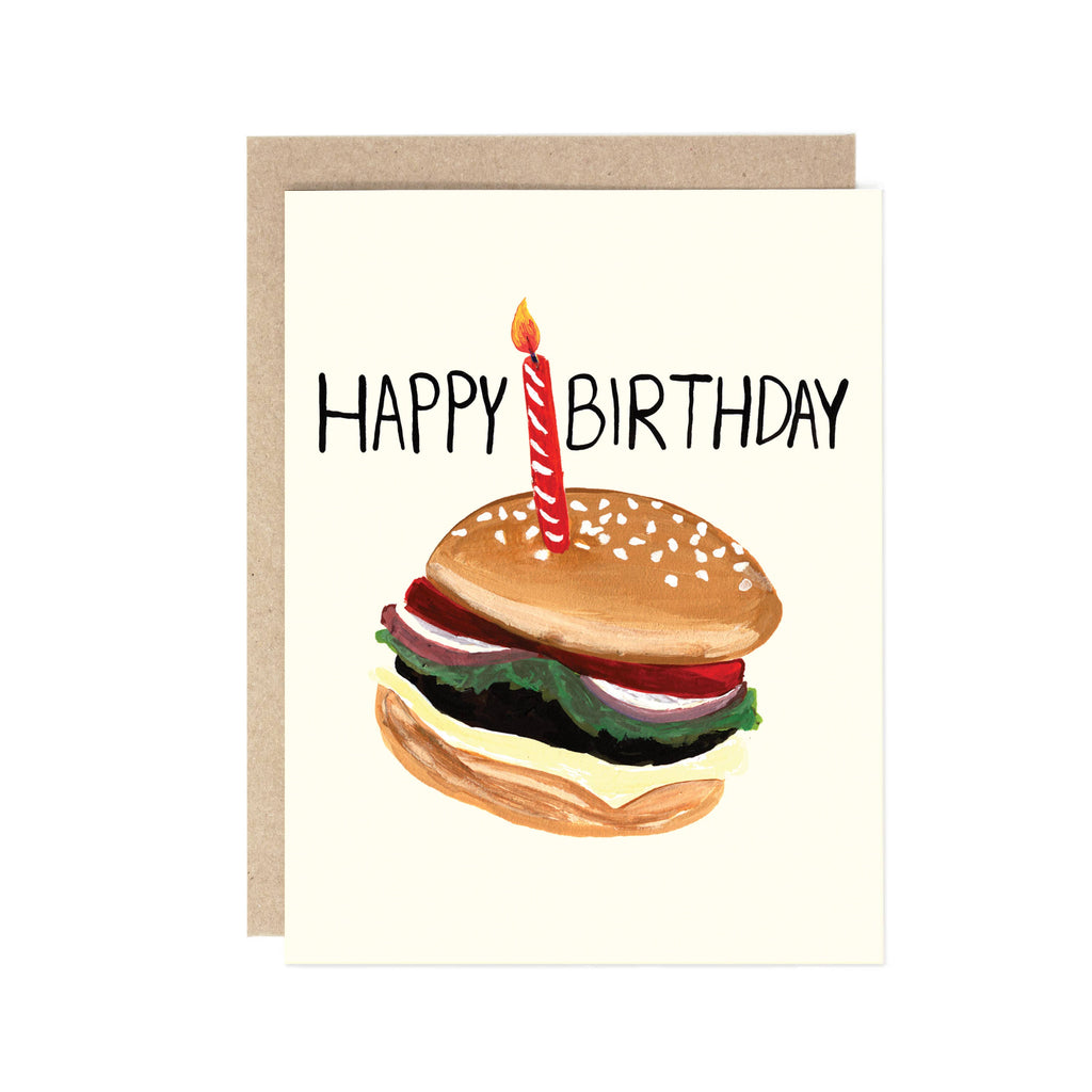 Drawn Goods - Birthday Burger Card-Drawn Goods-treehaus