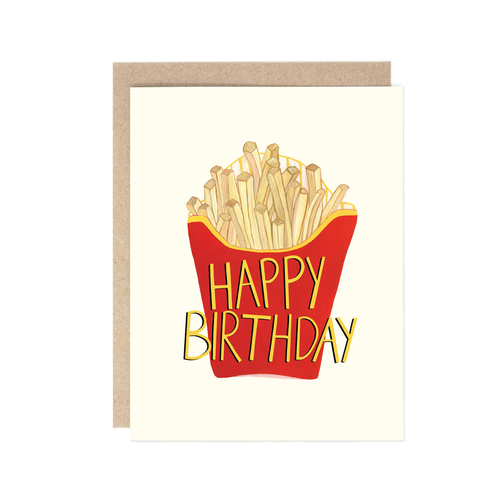 Drawn Goods - Birthday Fries Card-Drawn Goods-treehaus