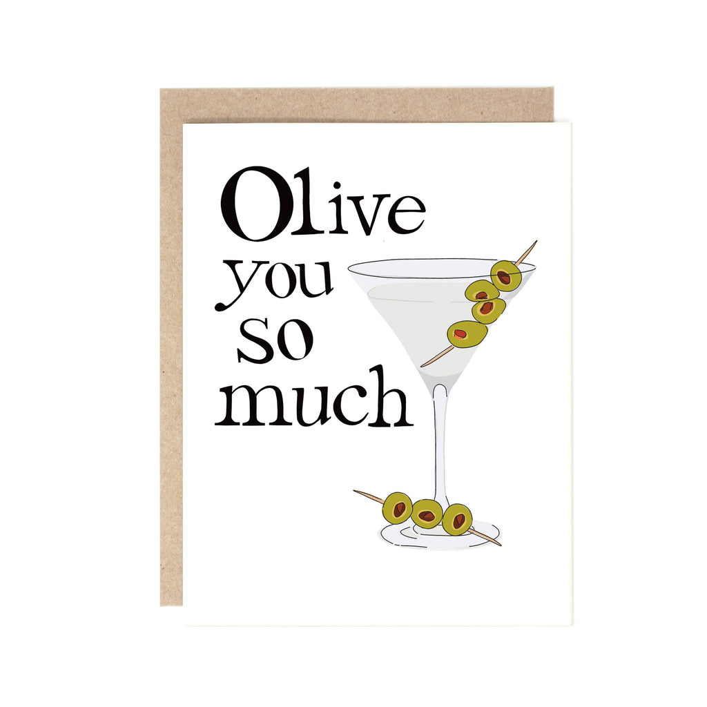 Drawn Goods - Olive (I love) you so much Card-Drawn Goods-treehaus