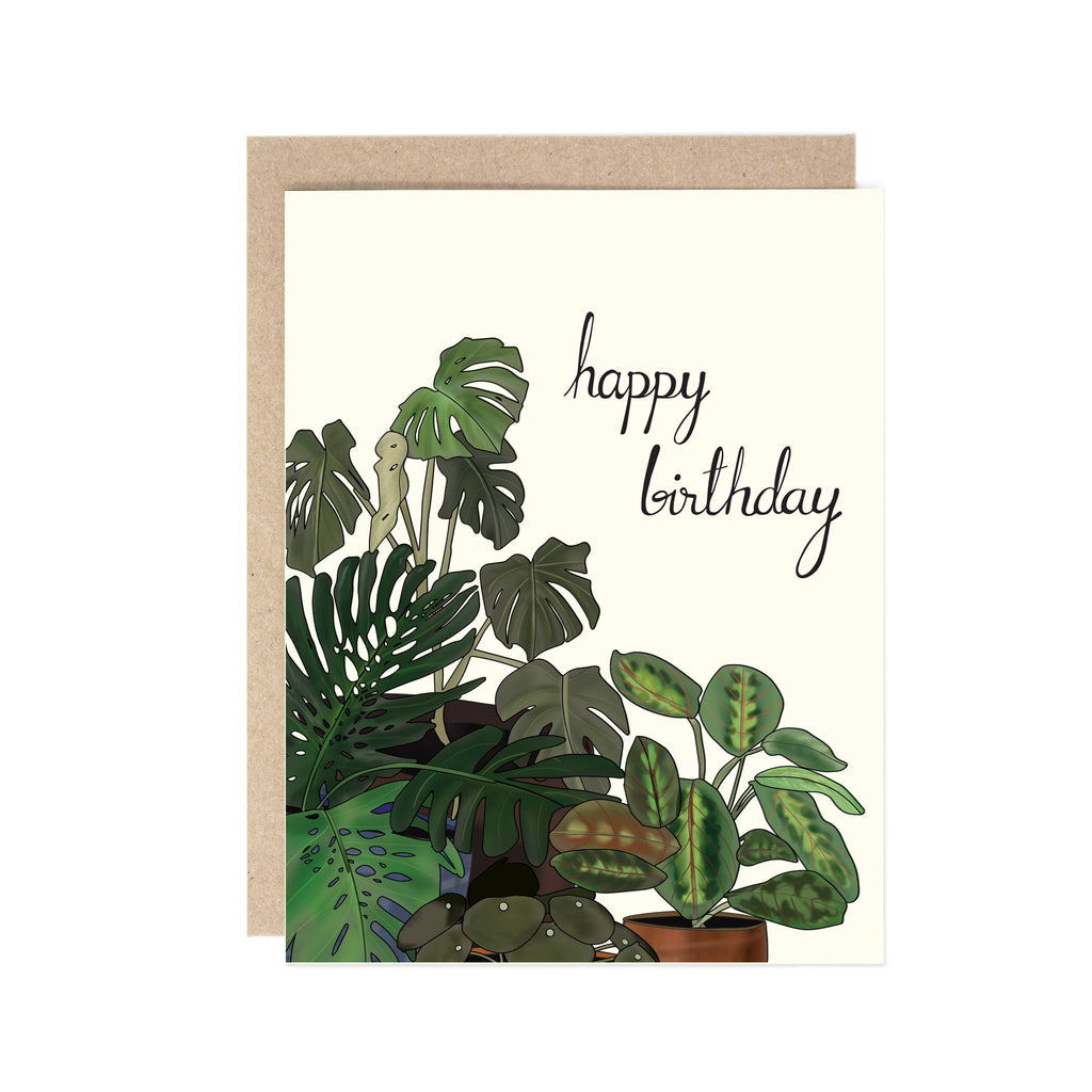Drawn Goods - Plant Freak Birthday Card-Drawn Goods-treehaus