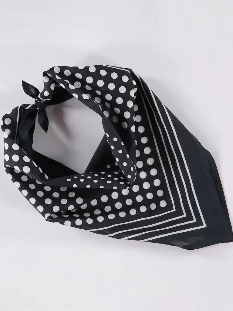 Dushyant - Archie Bandana No.7 - B&W Dots-Dushyant-treehaus
