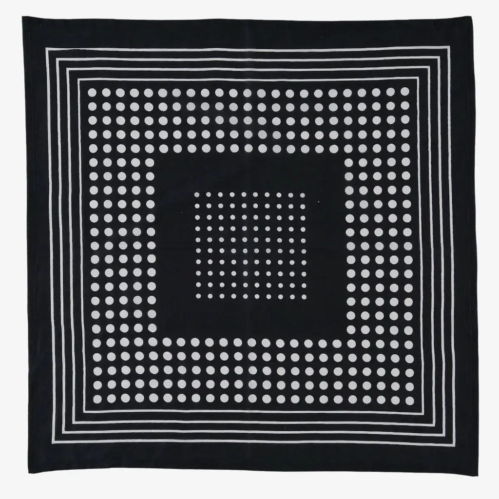 Dushyant - Archie Bandana No.7 - B&W Dots-Dushyant-treehaus