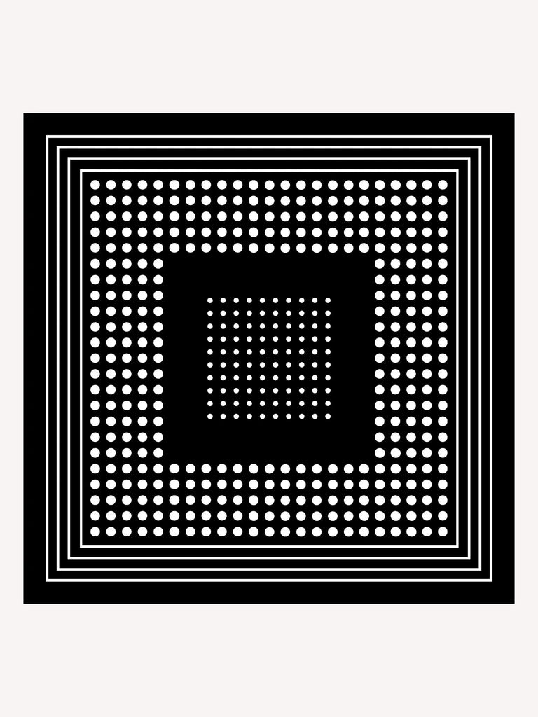 Dushyant - Archie Bandana No.7 - B&W Dots-Dushyant-treehaus