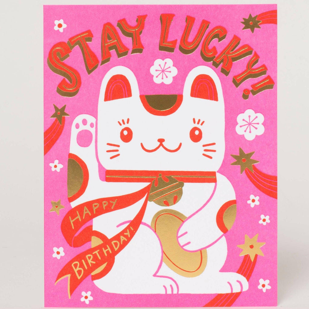 Egg Press Mfg. - Stay Lucky Cat-Egg Press Manufacturing-treehaus