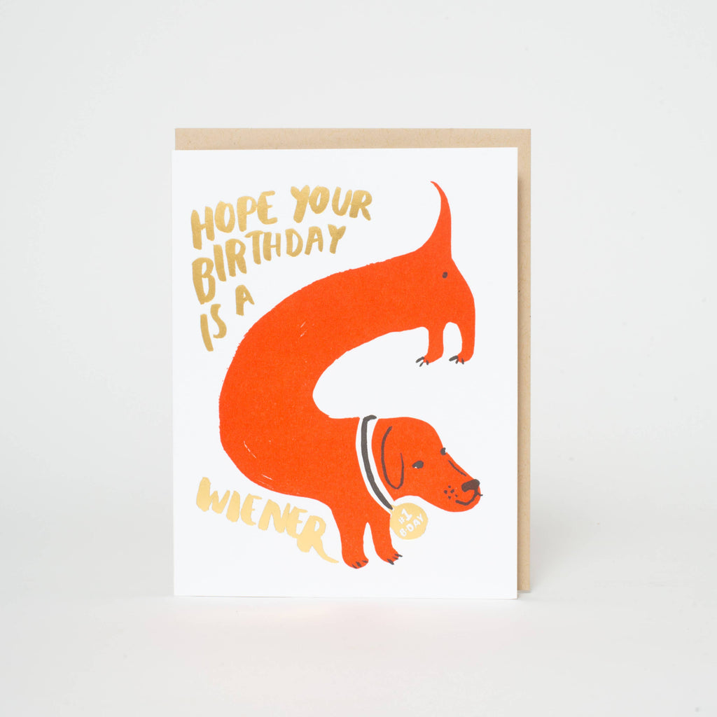 Egg Press Mfg. - Wiener Birthday Dog-Egg Press Manufacturing-treehaus