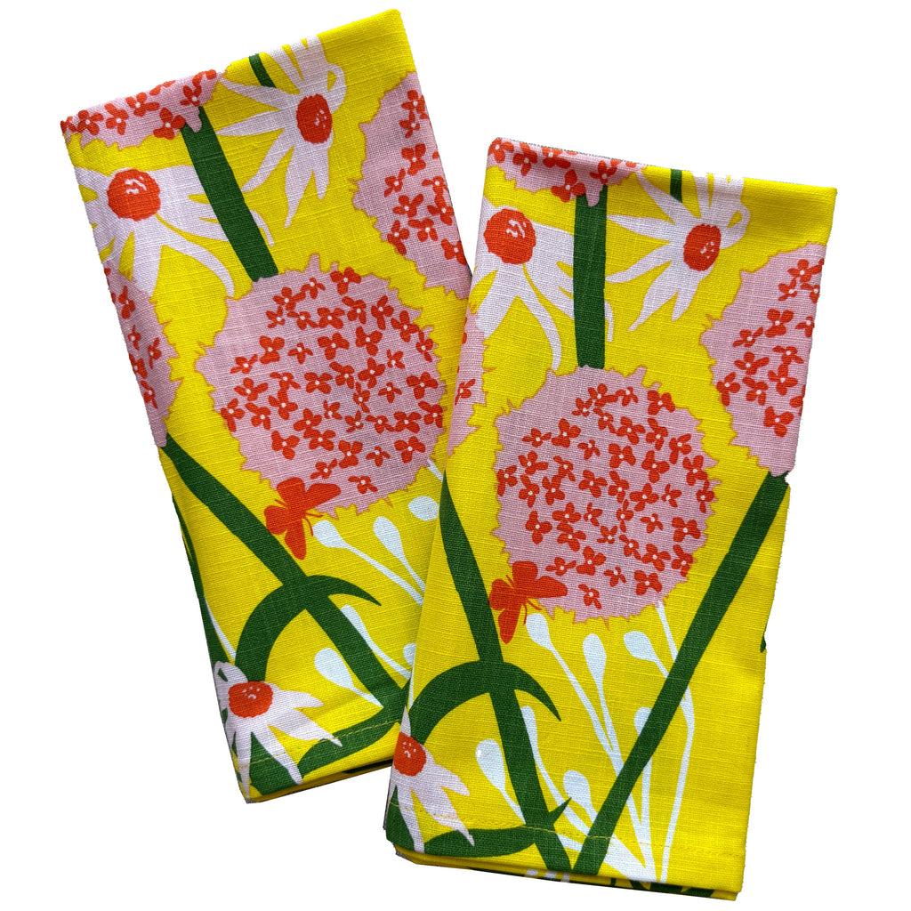 Elizabeth Grubaugh - Allium Napkin - Set of Four-Elizabeth Grubaugh-treehaus