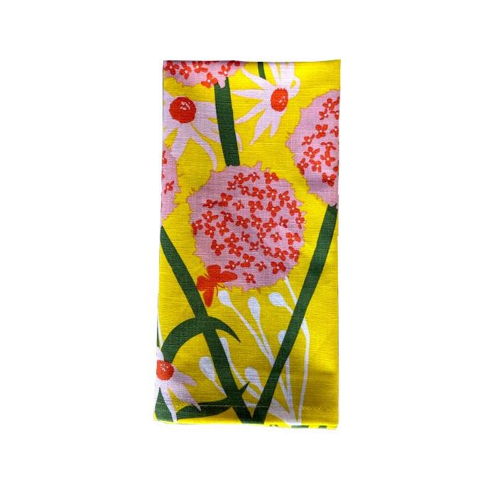 Elizabeth Grubaugh - Allium Napkin - Set of Four-Elizabeth Grubaugh-treehaus