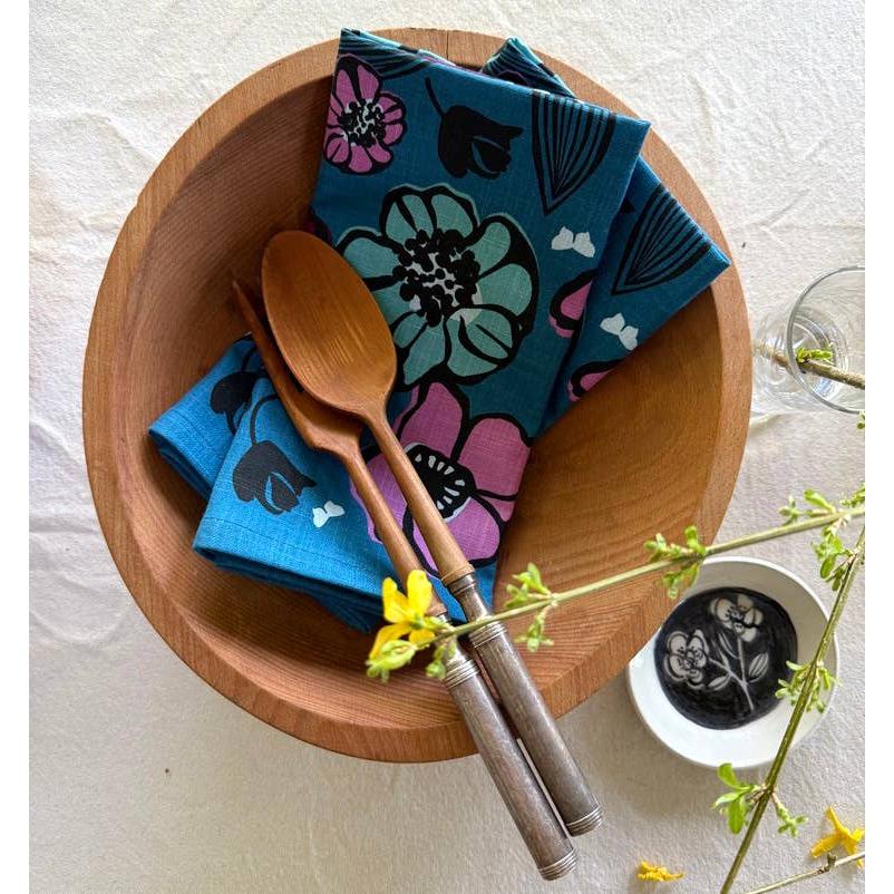 Elizabeth Grubaugh - Fullbloom Napkin - Set of Four-Elizabeth Grubaugh-treehaus