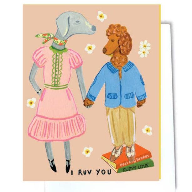 Elizabeth Grubaugh - I Ruv You Card-Elizabeth Grubaugh-treehaus