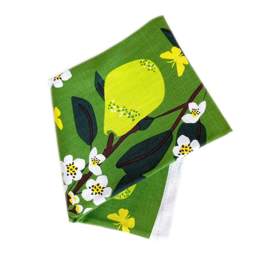 Elizabeth Grubaugh - Pear Tea Towel-Elizabeth Grubaugh-treehaus