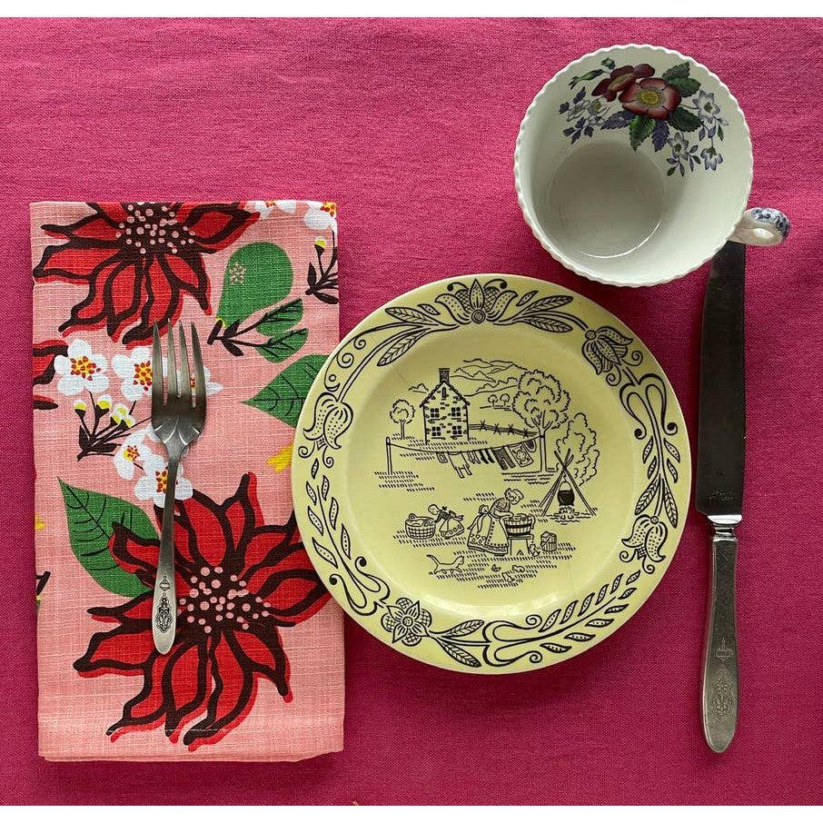 Elizabeth Grubaugh - Poinsettia Napkin Set of Four-Elizabeth Grubaugh-treehaus