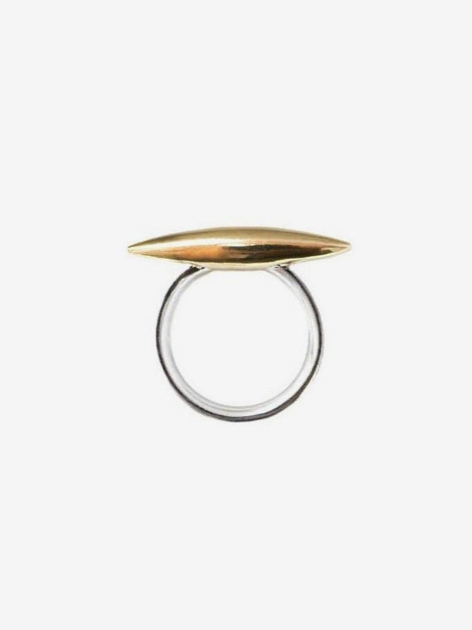 FORGE & FINISH - Talon Ring - Brass/Silver-FORGE & FINISH-treehaus