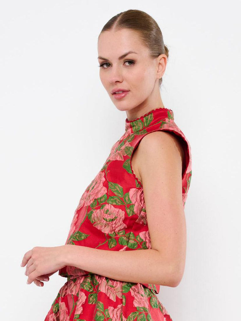 Flora Bea - Tricia Top - Red Rose-Flora Bea-treehaus